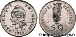NUEVAS HÉBRIDAS (VANUATU desde 1980) Essai de 50 Francs I.E.O.M. 1972 Paris