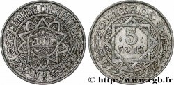 MAROKKO - FRANZÖZISISCH PROTEKTORAT 5 Francs AH 1370 1951