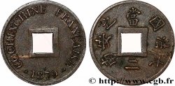 COCHINCHINE FRANÇAISE 1 Sapèque (2/1000 de Piastre) 1879 Paris