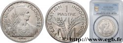 INDOCHINE FRANÇAISE 1 Piastre ESSAI Fédération Indochinoise 1946 Paris SPL64 PCGS