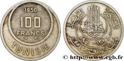 TUNISIA - FRENCH PROTECTORATE 100 Francs AH1370 1950 Paris