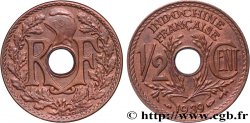 INDOCHINE FRANÇAISE 1/2 Centième 1939 Paris