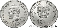 POLINESIA FRANCESA 10 Francs I.E.O.M. 1982 Paris