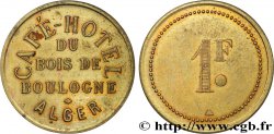 ALGERIA 1 Franc Café-Hôtel du Bois de Boulogne - Alger N.D.