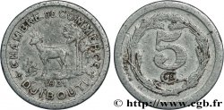 DJIBOUTI 5 Centimes Chambre de Commerce de Djibouti 1921 Paris TB