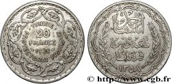 TUNISIE - PROTECTORAT FRANÇAIS 20 Francs au nom du  Bey Ahmed an 1358 1939 Paris
