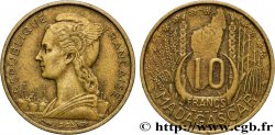 MADAGASCAR - Union française 10 Francs 1953 Paris TTB