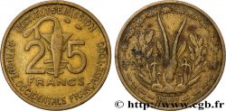 AFRIQUE OCCIDENTALE FRANÇAISE - TOGO 25 Francs 1957 Paris