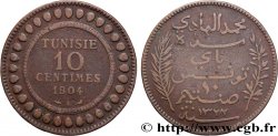 TUNISIA - FRENCH PROTECTORATE 10 Centimes AH1322 1904 Paris