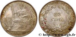 FRENCH INDOCHINA 20 Centièmes 1894 Paris AU