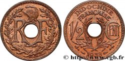FRENCH INDOCHINA 1/2 Centième 1938 Paris