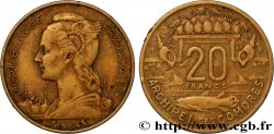 COMOROS  20 Francs 1964 Paris