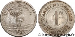 AFRIQUE FRANÇAISE - SÉNÉGAL 1 Franc Chambre de commerce de Ziguinchor 1921 