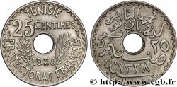 TUNISIE - PROTECTORAT FRANÇAIS 25 Centimes AH1338 1920 Paris