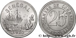 AFRIQUE FRANÇAISE - SÉNÉGAL 25 Centimes Chambre de Commerce de Dakar 1920 DAKAR