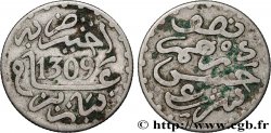 MAROC 1/2 Dirham Hassan I an 1309 1891 Paris