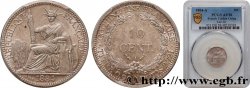 FRANZÖSISCHE COCHINCHINA 10 Centimes 1884 Paris