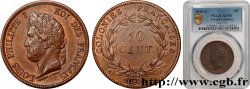COLONIE FRANCESI - Luigi Filippo, per Isole Marchesi 10 Centimes 1844 Paris 