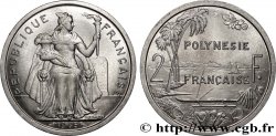 FRENCH POLYNESIA 2 Francs Polynésie Française 1965 Paris