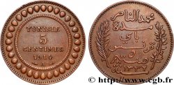 TUNISIA - FRENCH PROTECTORATE 5 Centimes AH1332 1914 Paris