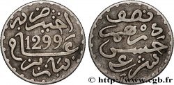 MAROKKO 1/2 Dirham Hassan I an 1299 1881 Paris