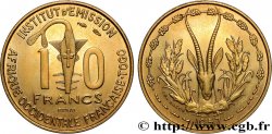 AFRICA FRANCESA DEL OESTE - TOGO 10 Francs Essai 1957 Paris