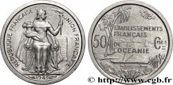 FRENCH POLYNESIA - French Oceania 50 Centimes Établissements Français de l’Océanie 1949 Paris