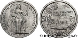 POLYNÉSIE FRANÇAISE - Océanie française 50 Centimes Établissements Français de l’Océanie 1949 Paris