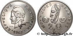 NEW HEBRIDES (VANUATU since 1980) Essai de 20 Francs 1967 Paris MS