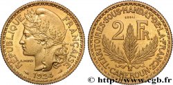 KAMERUN - FRANZÖSISCHE MANDAT Essai de 2 Francs 1924 Paris
