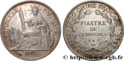 FRENCH INDOCHINA 1 Piastre de Commerce 1905 Paris