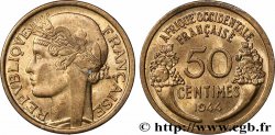 FRANZÖSISCHE WESTAFRIKA 50 Centimes Morlon 1944 Londres