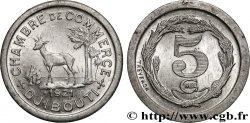 DJIBOUTI 5 Centimes Chambre de Commerce de Djibouti 1921 Paris