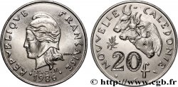NOUVELLE CALÉDONIE 20 Francs I.E.O.M. 1986 Paris