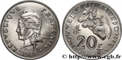 NOUVELLE CALÉDONIE 20 Francs I.E.O.M. 1986 Paris