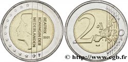 PAYS-BAS 2 Euro BEATRIX tranche B 2001 Utrecht