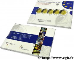 GERMANY Coffret Belle Épreuve 5 ateliers 2 Euro 10 ANS DES PIÈCES ET BILLETS EN EUROS 2012