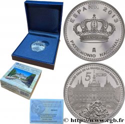 ESPAGNE BELLE ÉPREUVE 5 Euro Palais Royal de la Granja de San Ildefonso 2013 Madrid