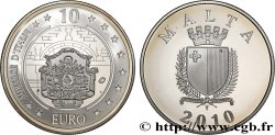 MALTA Belle Épreuve 10 Euro AUBERGE D’ITALIE 2010 Utrecht