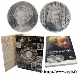 PAESI BASSI BELLE EPREUVE 5 Euro 400e ANNIVERSAIRE DE LA NAISSANCE DE REMBRANDT tranche A 2006 Utrecht