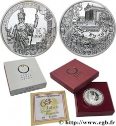 AUSTRIA BELLE EPREUVE 10 Euro 60ème ANNIVERSAIRE DE LA SECONDE RÉPUBLIQUE 2005 Vienne