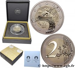 FRANCE BELLE EPREUVE Polissage inversé - 2 Euro Jeux Olympiques 2024  2024 BE