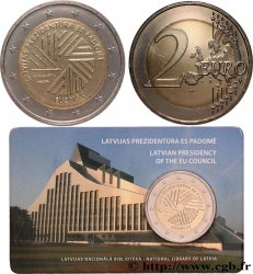LATVIA Coin-Card 2 Euro PRÉSIDENCE DE L UNION EUROPÉENNE 2015