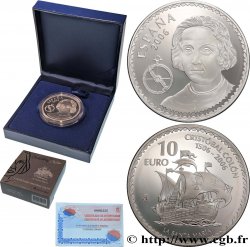 SPAIN Belle Épreuve 10 Euro LA SANTA MARIA 2006 Madrid