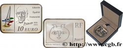 FRANCE Belle Épreuve 10 Euro PABLO PICASSO (rectangle 30 x 21 mm) 2010 Pessac