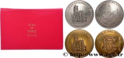 FRANCE Coffret 1 Euro 1/2 et 3 Euro du département de Bourges 1996