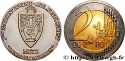 FRANCIA 2 Euro de Metz du 2eme régiment 2002