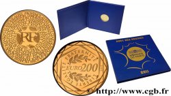GOLD, PALLADIUM & PLATINUM INVESTMENT 200 Euro DES RÉGIONS (or) 2011 Pessac