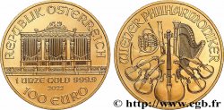 GOLD, PALLADIUM & PLATINUM INVESTMENT 1 Oz - 100 Euro LE PHILARMONIQUE DE VIENNE 2022 Vienne