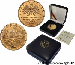 ALLEMAGNE Belle Épreuve 100 Euro CHÂTEAU DE LA WARTBOURG 2011 Munich